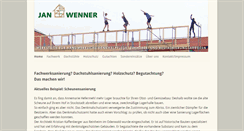 Desktop Screenshot of jan-wenner.de